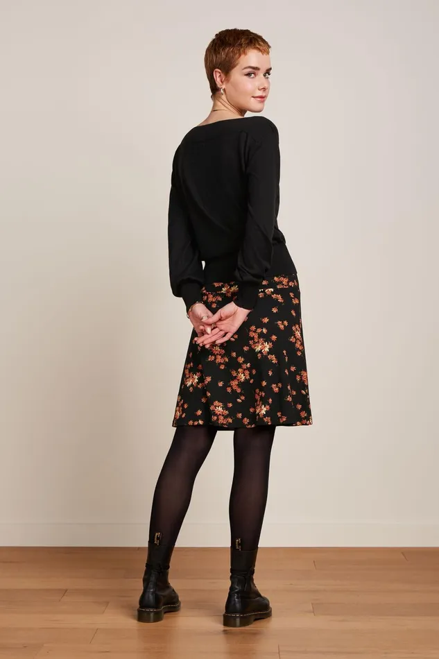 Skirts Women King Louie Border Skirt Rivera Black 8211 Rivera