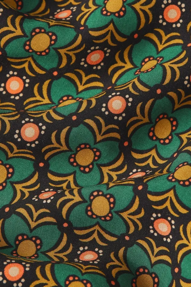 Skirts Women King Louie Layla Skirt Valley Peacock Green 8211 Valley