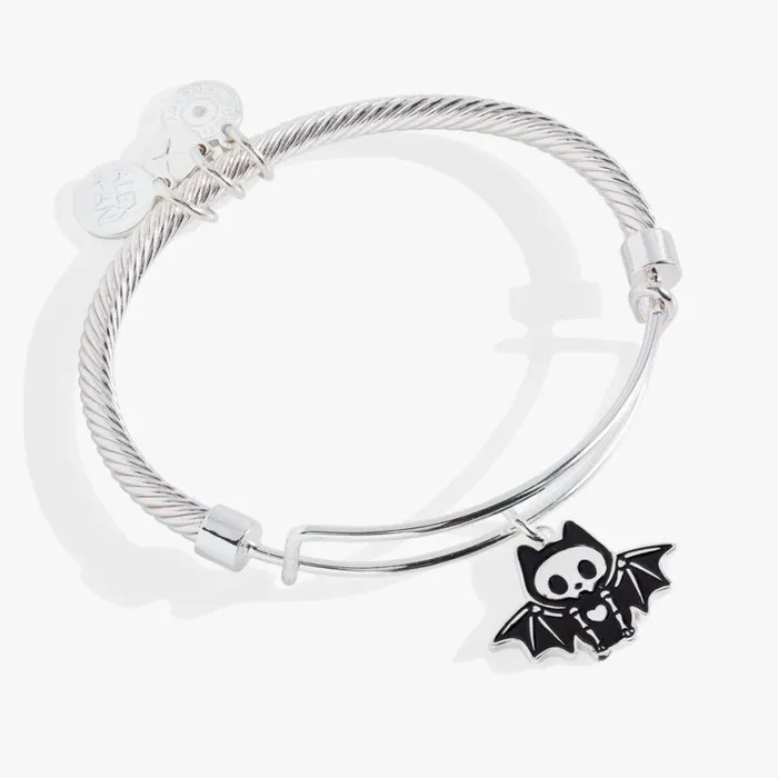 Skull Bangle Bracelet Silver Women Alex And Ani Bracelets