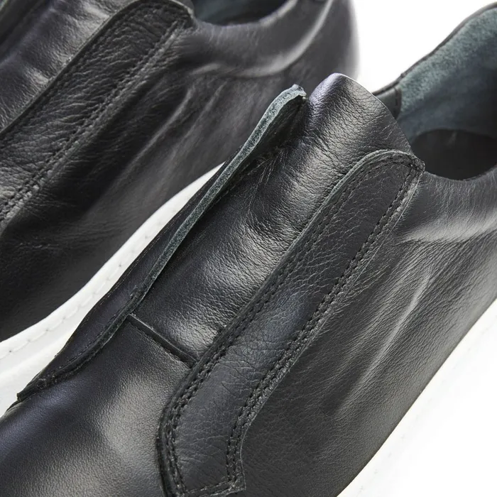 SlipOn Trainers Women Moda In Pelle Bsoleful B Axell Black Leather