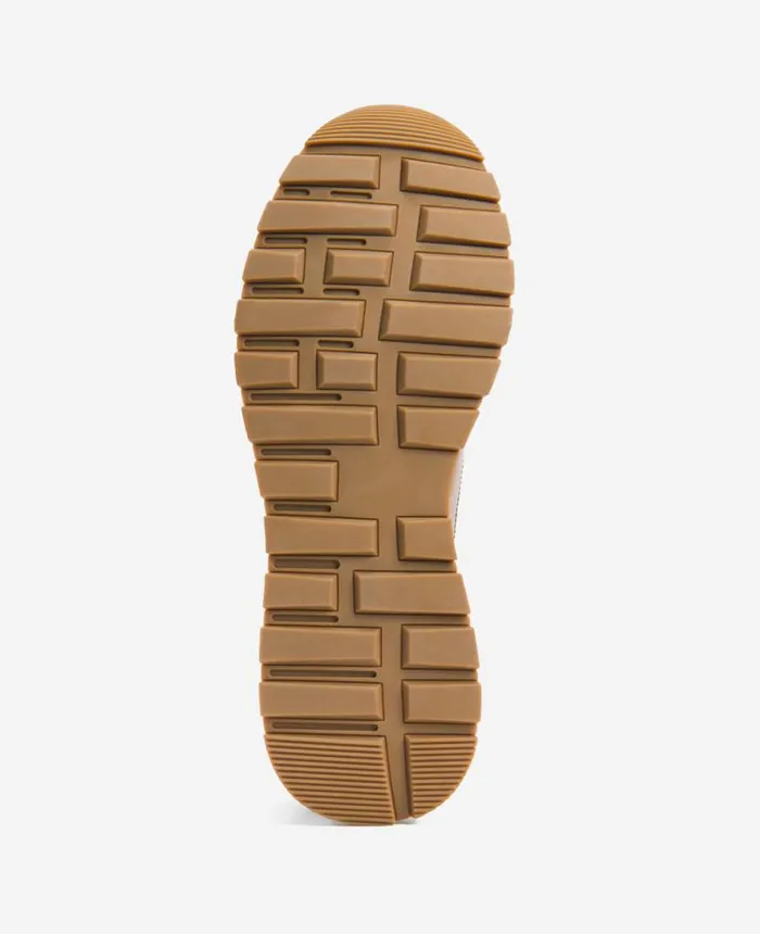 Sneakers Men Kenneth Cole Kev Leather LaceUp With TECHNICOLE Cognac