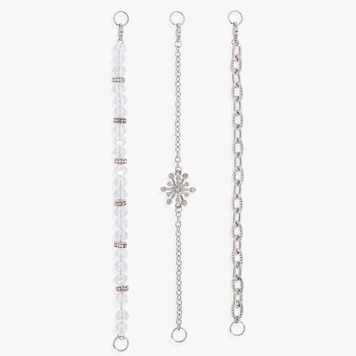 Snowflake Stranded Bracelet Set Stainless Steel Silver Women Alex And Ani Balance Harmony Snowflake Stranded Bracelet Set Stainless Steel Silver Women Alex And Ani Balance Harmony