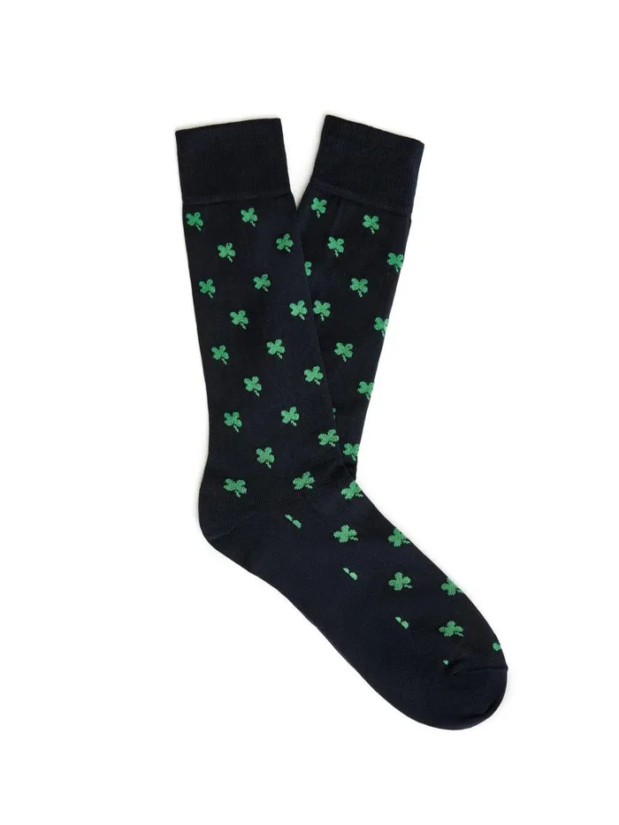 Socks Men JMcLaughlin Socks In Clover Navygreen