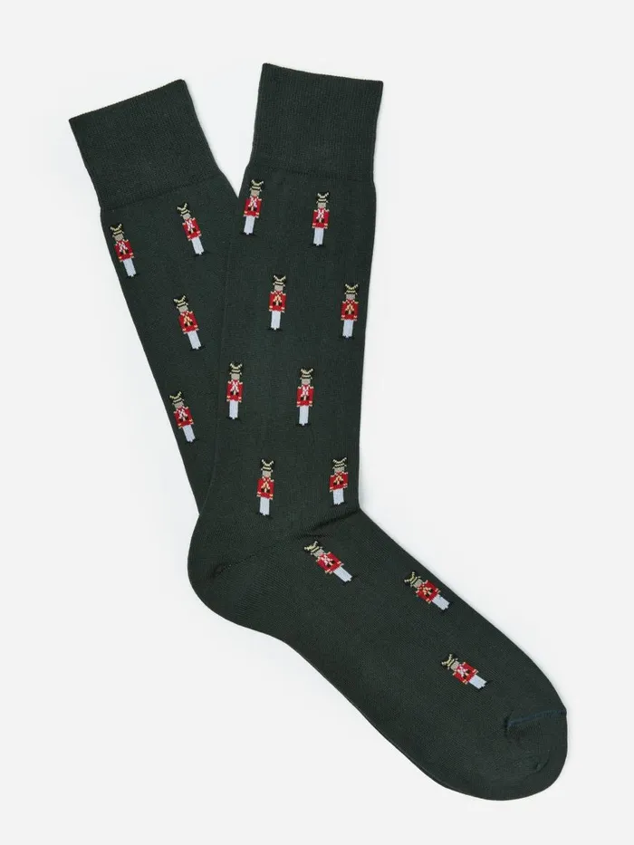 Socks Men JMcLaughlin Socks In Toy Soldiers Green