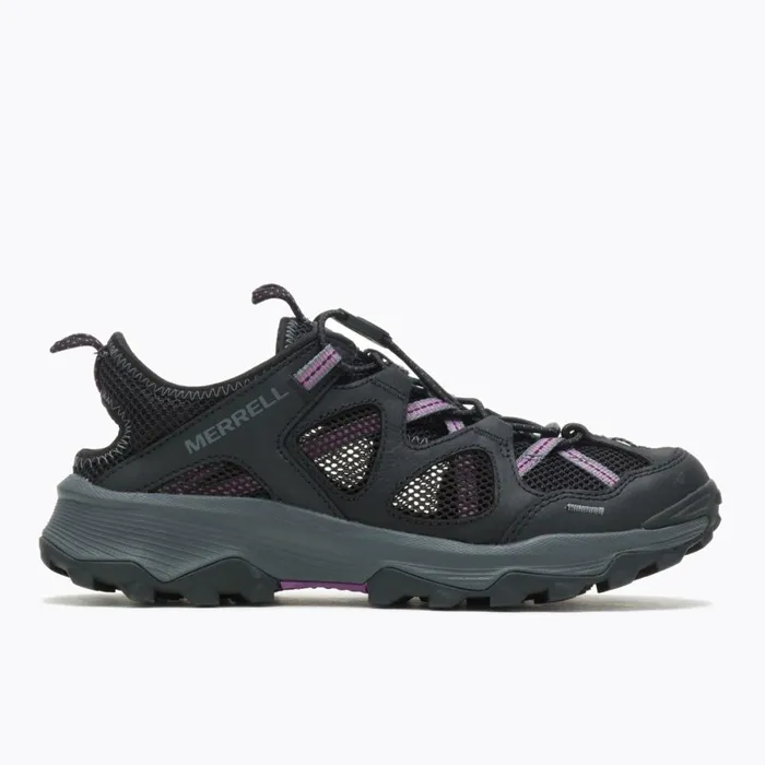Speed Strike Leather Sieve Black Women Merrell SlipOns