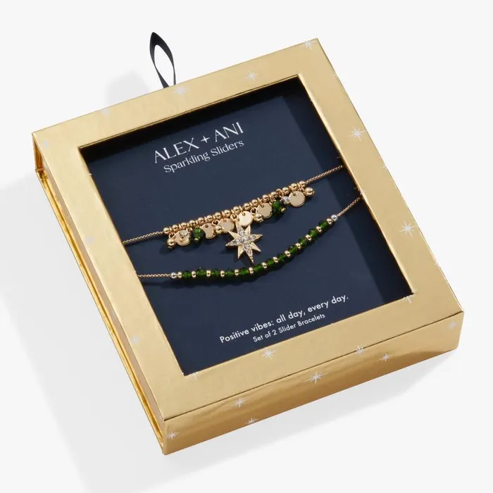 Star Bolo Bracelet Gift Set Gold Women Alex And Ani Jewelry Sets