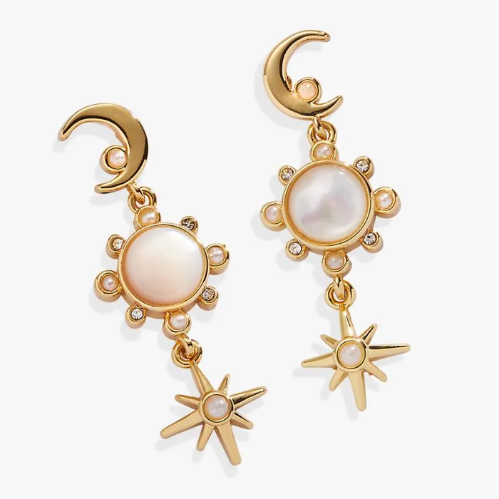 Stargazer Drop Earrings Gold Women Alex And Ani Earrings