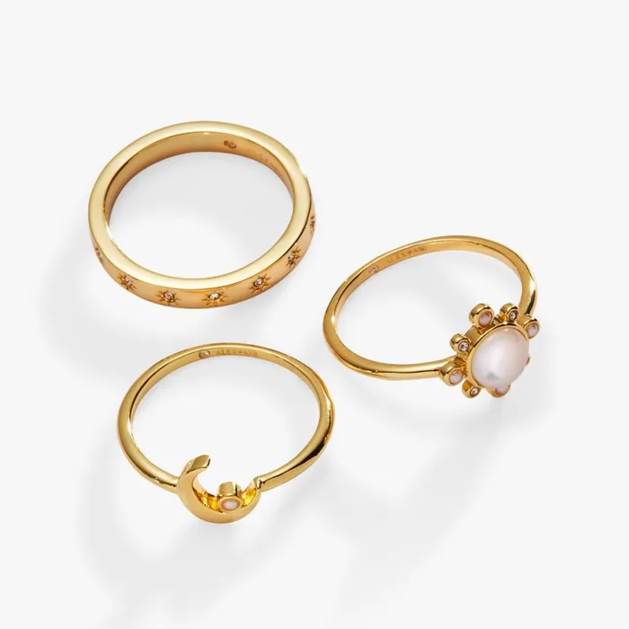 Stargazer Ring Set Of 3 Gold Women Alex And Ani Rings Stargazer Ring Set Of 3 Gold Women Alex And Ani Rings