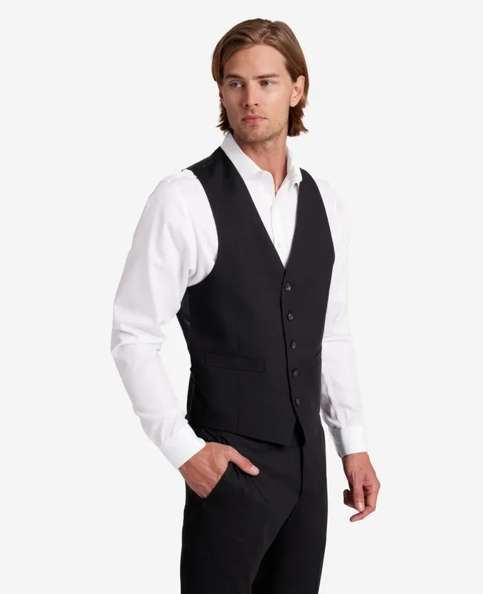 Suits and Suit Separates Men Kenneth Cole Ready Flex SlimFit Suit Separate Vest Black Suits and Suit Separates Men Kenneth Cole Ready Flex SlimFit Suit Separate Vest Black