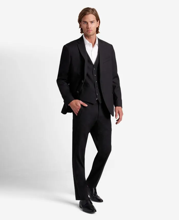 Suits and Suit Separates Men Kenneth Cole Ready Flex SlimFit Suit Separate Vest Black Suits and Suit Separates Men Kenneth Cole Ready Flex SlimFit Suit Separate Vest Black