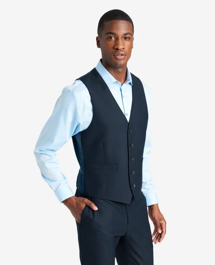 Suits and Suit Separates Men Kenneth Cole Ready Flex SlimFit Suit Separate Vest Navy Suits and Suit Separates Men Kenneth Cole Ready Flex SlimFit Suit Separate Vest Navy