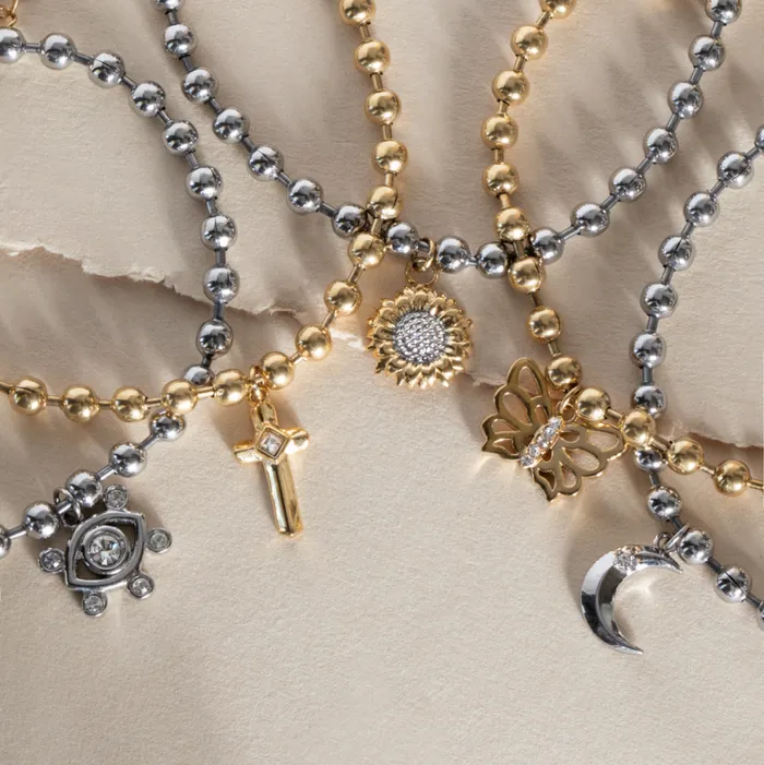Sunflower Ball Chain Bracelet Two Tone Women Alex And Ani Bracelets Sunflower Ball Chain Bracelet Two Tone Women Alex And Ani Bracelets