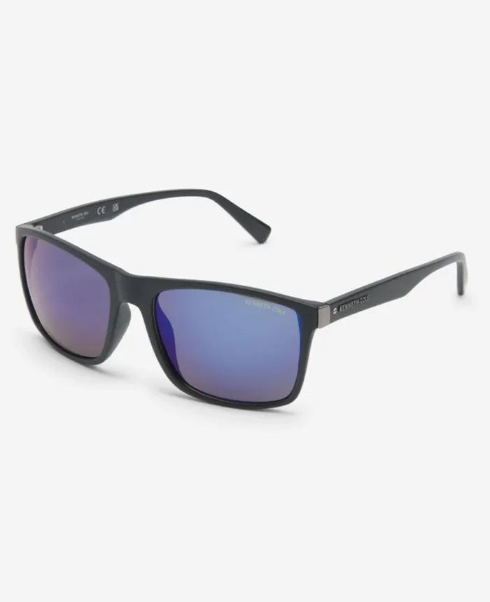 Sunglasses Men Kenneth Cole Rectangular Sunglasses Black