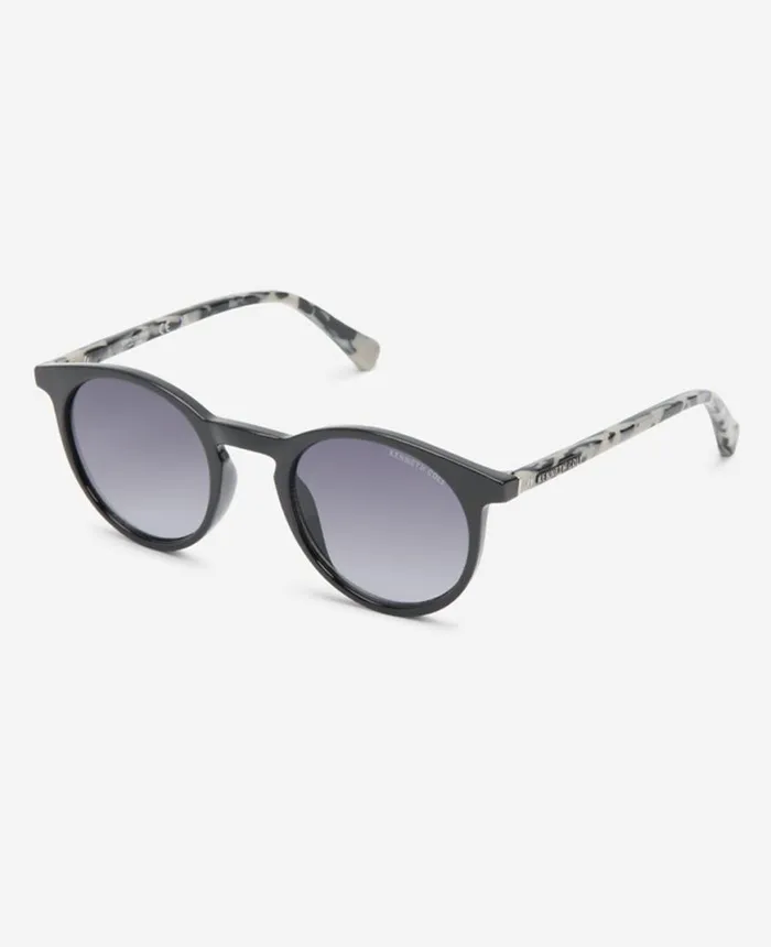 Sunglasses Women Kenneth Cole Round Sunglasses Black