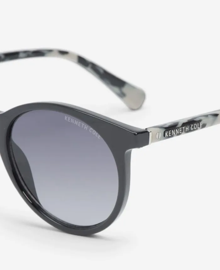 Sunglasses Women Kenneth Cole Round Sunglasses Black Sunglasses Women Kenneth Cole Round Sunglasses Black