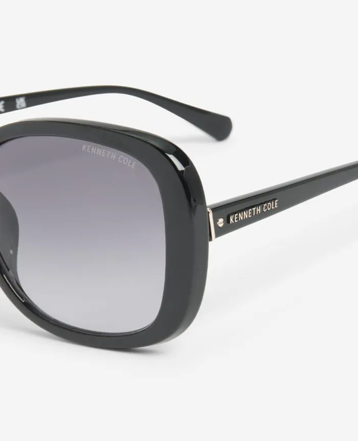 Sunglasses Women Kenneth Cole Ultem Oversized Square Sunglasses Black Sunglasses Women Kenneth Cole Ultem Oversized Square Sunglasses Black