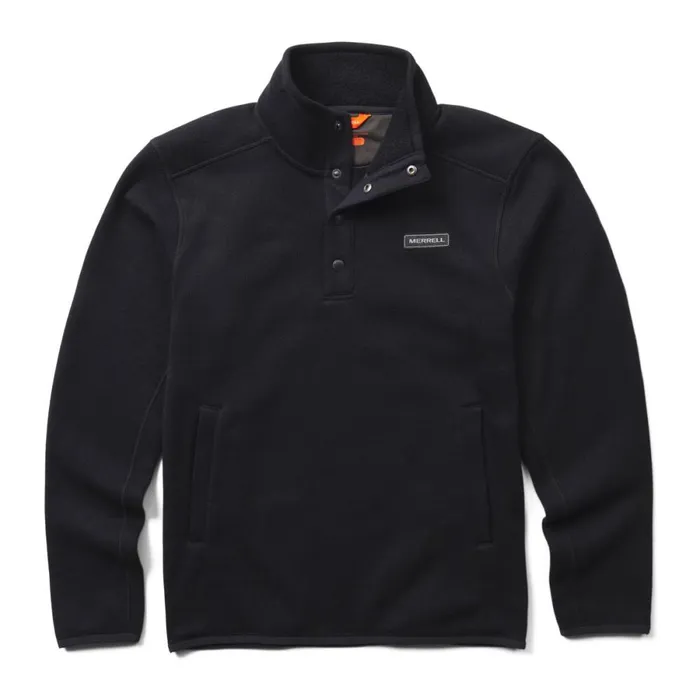 Sweater Weather 14 Snap Black Men Merrell Outerwear