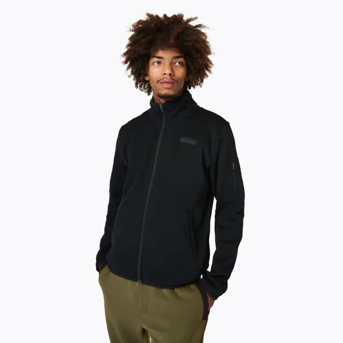 Sweater Weather Full Zip Black Men Merrell Tops