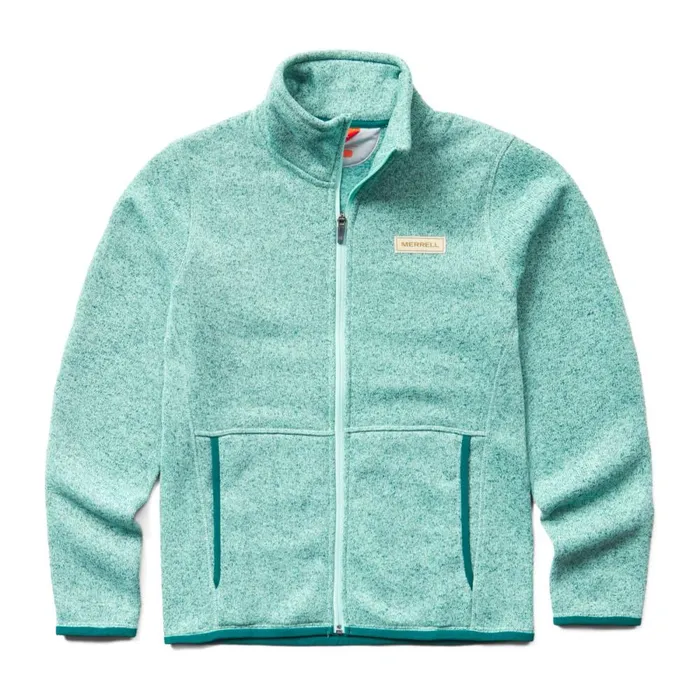 Sweater Weather Full Zip Icy Morn Heather Women Merrell Tops