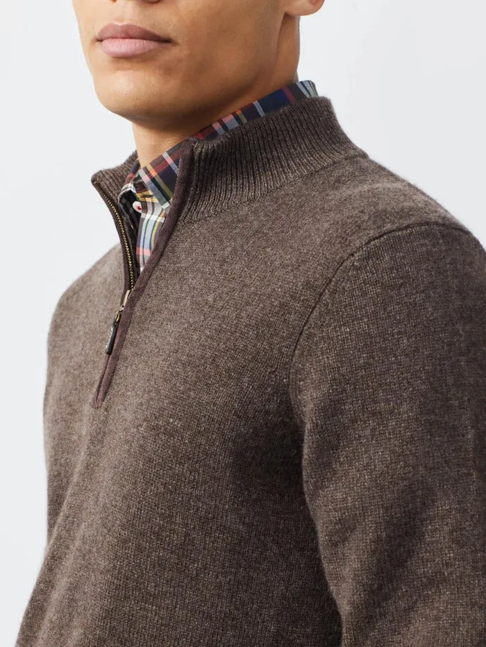 Sweaters Men JMcLaughlin Tate Cashmere Sweater Dapple Gray Sweaters Men JMcLaughlin Tate Cashmere Sweater Dapple Gray