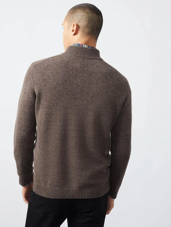 Sweaters Men JMcLaughlin Tate Cashmere Sweater Dapple Gray Sweaters Men JMcLaughlin Tate Cashmere Sweater Dapple Gray