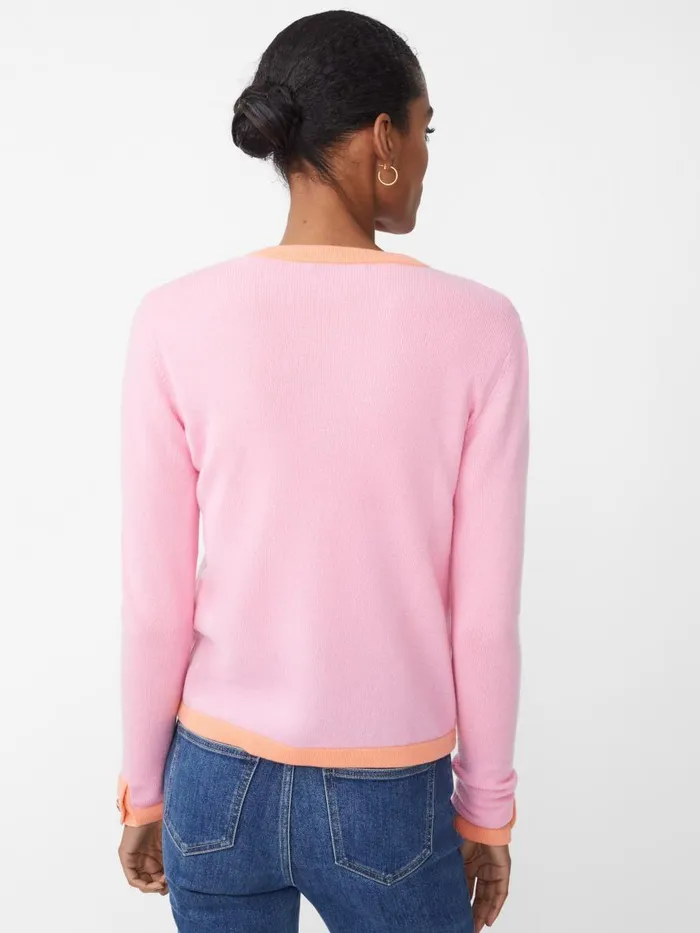 Sweaters Women JMcLaughlin Ainsley Cashmere Cardigan Pinkorange Sweaters Women JMcLaughlin Ainsley Cashmere Cardigan Pinkorange