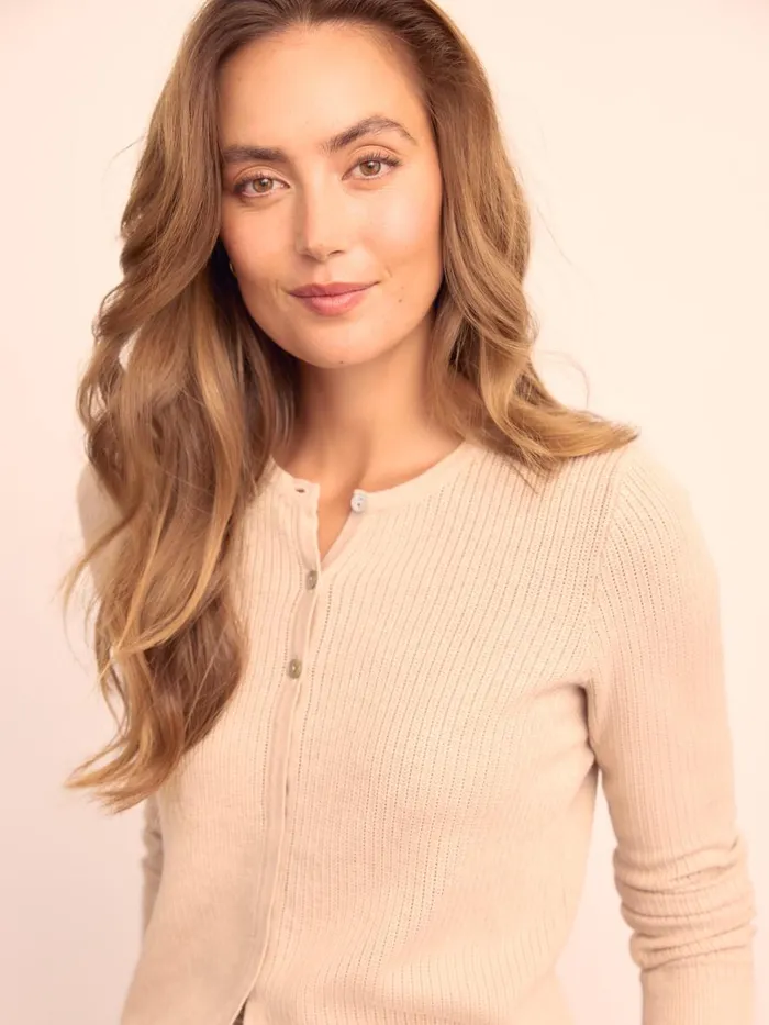 Sweaters Women JMcLaughlin Aleesha Cardigan Oatmeal Sweaters Women JMcLaughlin Aleesha Cardigan Oatmeal