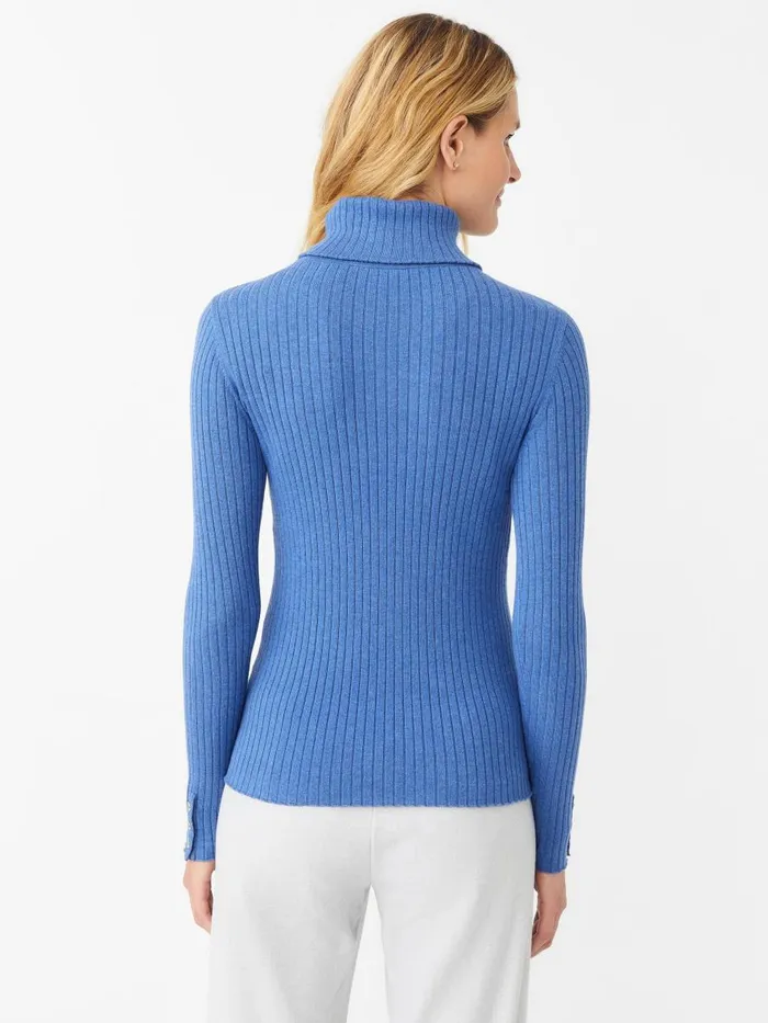 Sweaters Women JMcLaughlin Arlette Turtleneck Heather Chambray Sweaters Women JMcLaughlin Arlette Turtleneck Heather Chambray