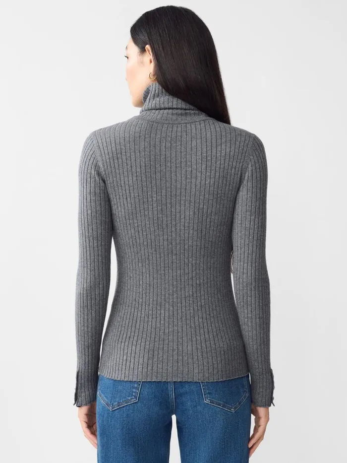 Sweaters Women JMcLaughlin Arlette Turtleneck Heather Gray Sweaters Women JMcLaughlin Arlette Turtleneck Heather Gray