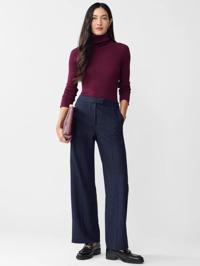 Sweaters Women JMcLaughlin Arlette Turtleneck Merlot