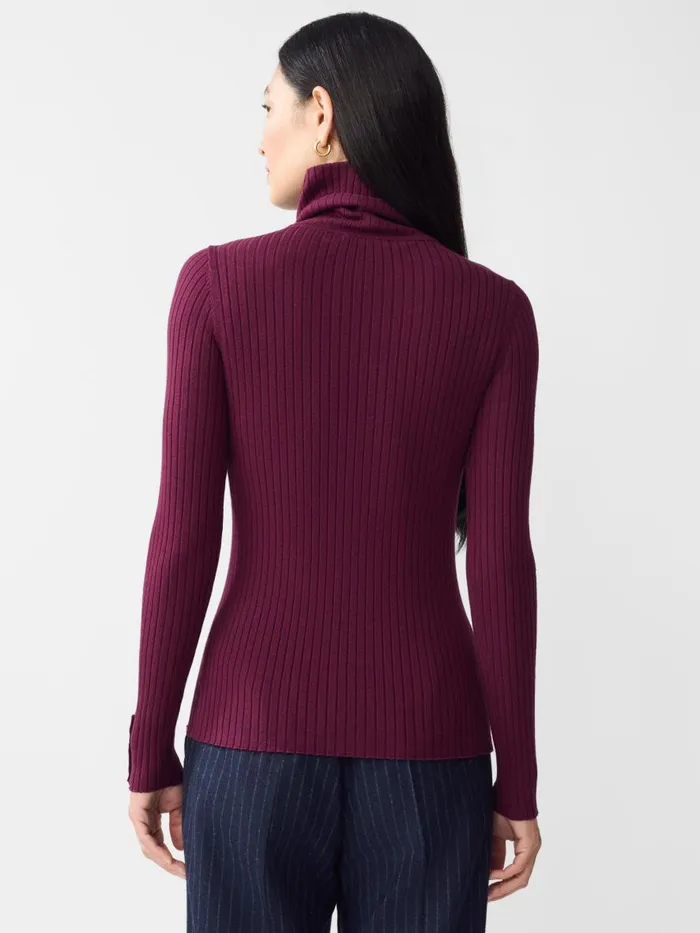 Sweaters Women JMcLaughlin Arlette Turtleneck Merlot