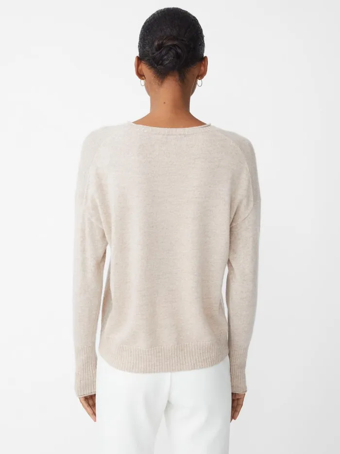 Sweaters Women JMcLaughlin Caitie Cashmere Sweater Heather Oatmeal Sweaters Women JMcLaughlin Caitie Cashmere Sweater Heather Oatmeal