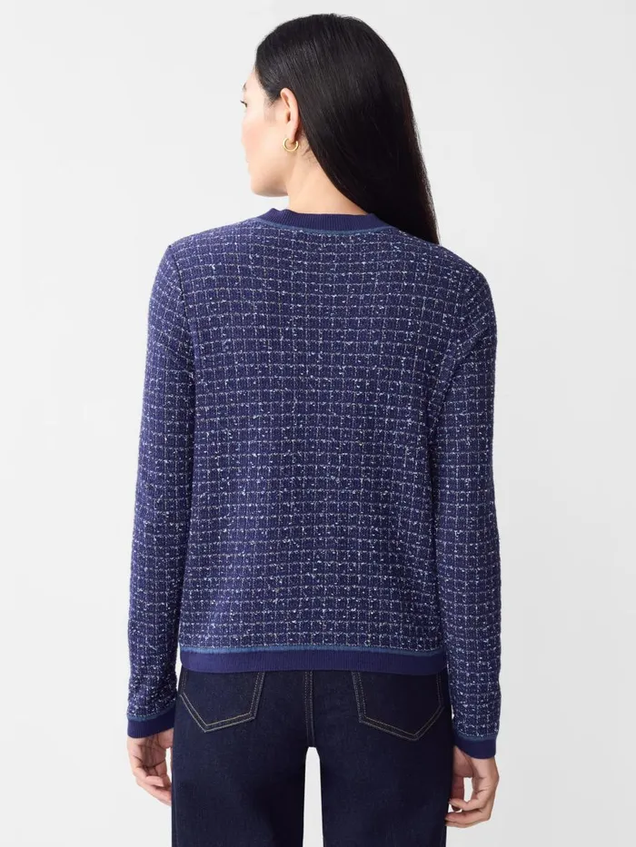 Sweaters Women JMcLaughlin Cecille Cardigan Denim Sweaters Women JMcLaughlin Cecille Cardigan Denim