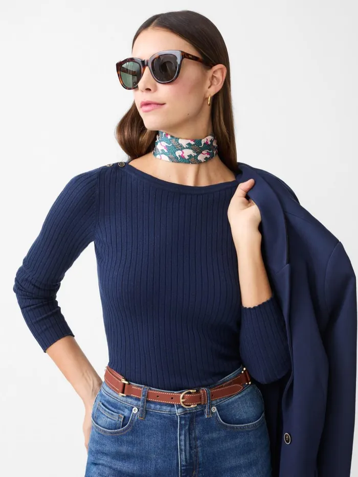 Sweaters Women JMcLaughlin Della Sweater Navy