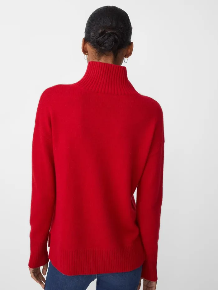 Sweaters Women JMcLaughlin Dina Cashmere Turtleneck Rouge Sweaters Women JMcLaughlin Dina Cashmere Turtleneck Rouge