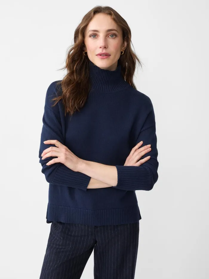 Sweaters Women JMcLaughlin Dina Turtleneck Navy