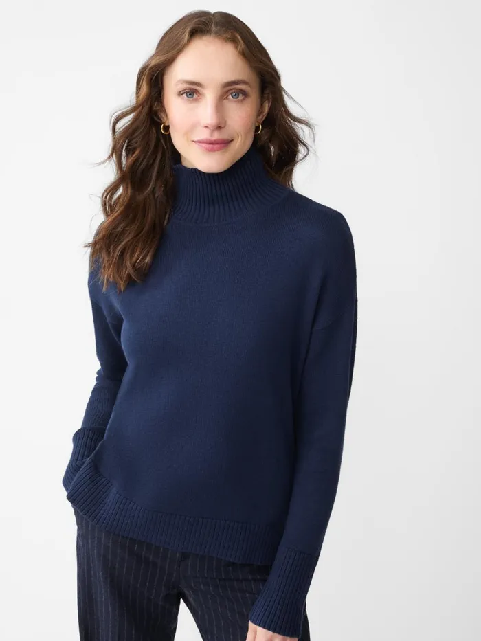 Sweaters Women JMcLaughlin Dina Turtleneck Navy Sweaters Women JMcLaughlin Dina Turtleneck Navy
