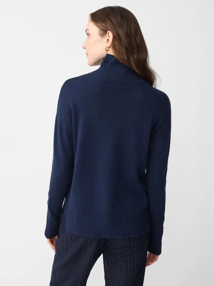 Sweaters Women JMcLaughlin Dina Turtleneck Navy Sweaters Women JMcLaughlin Dina Turtleneck Navy