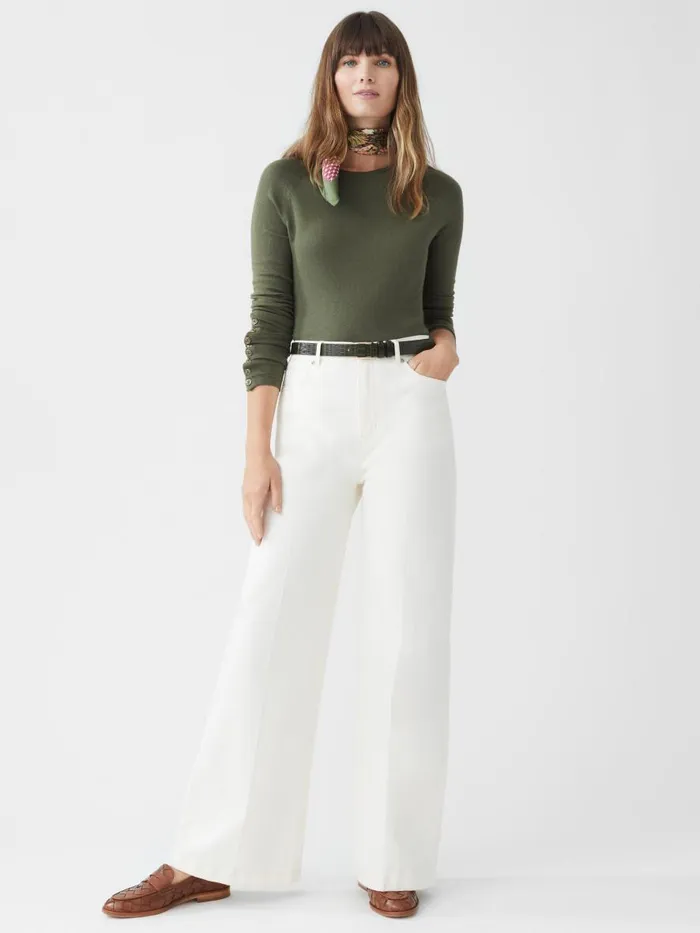 Sweaters Women JMcLaughlin Jamey Sweater Olive Green Sweaters Women JMcLaughlin Jamey Sweater Olive Green