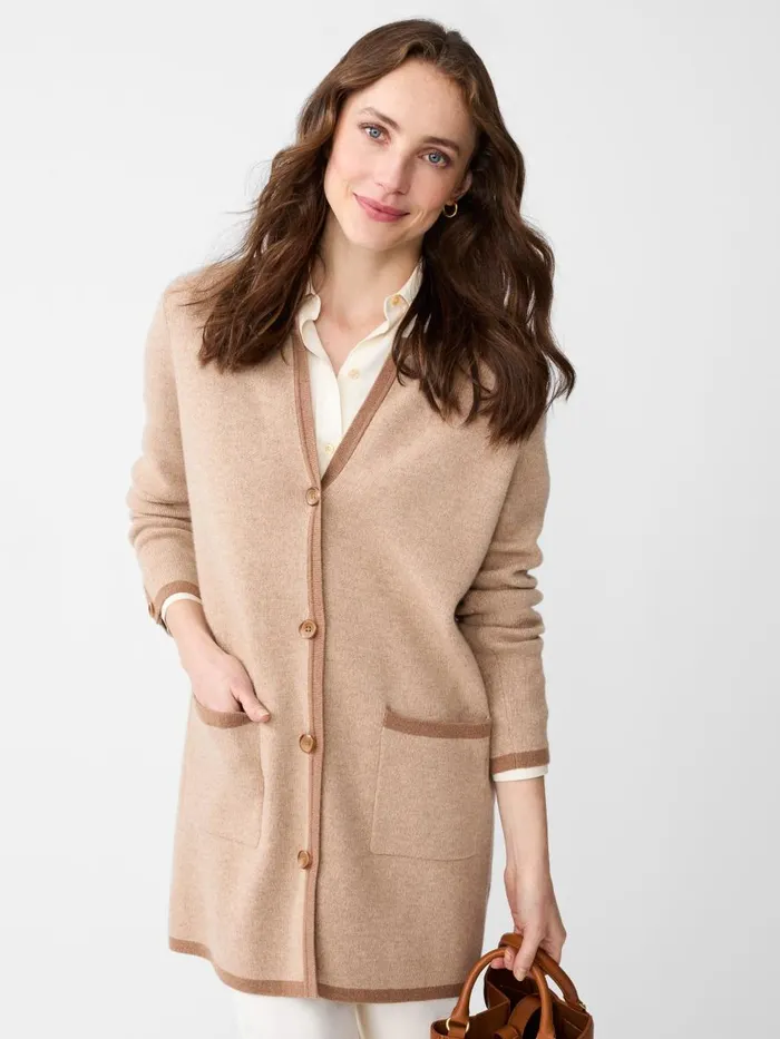 Sweaters Women JMcLaughlin Nan Cardigan Cameltan Sweaters Women JMcLaughlin Nan Cardigan Cameltan