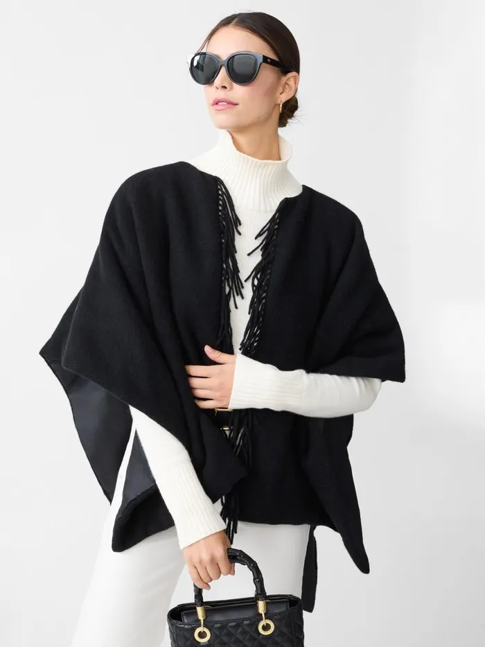 Sweaters Women JMcLaughlin Parisa Wrap Black