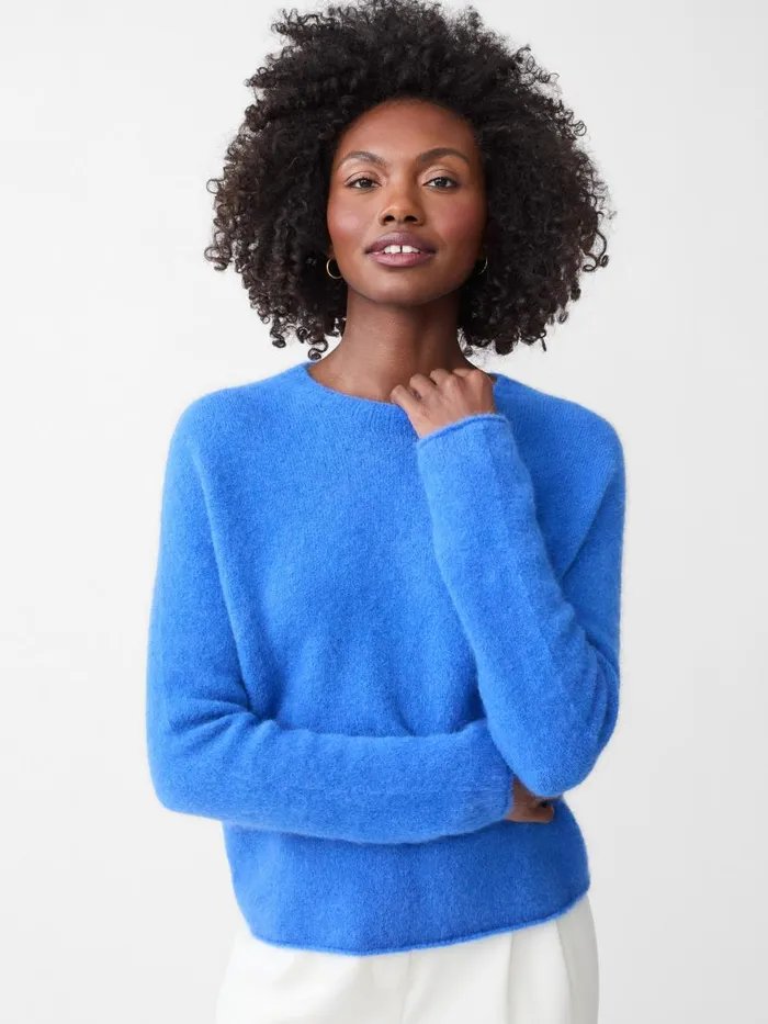 Sweaters Women JMcLaughlin Tenley Alpaca Blend Sweater French Blue