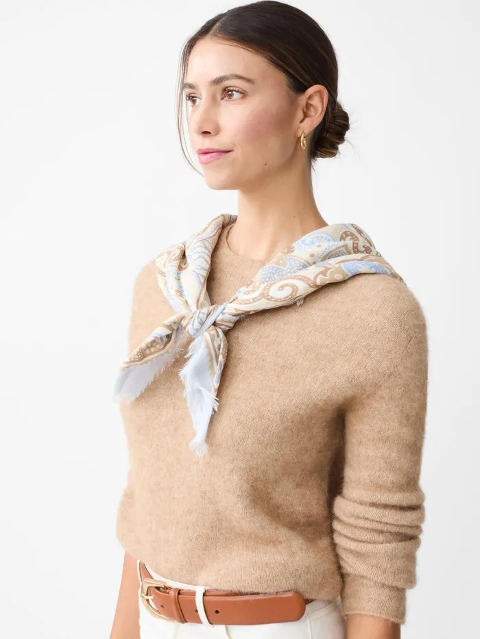 Sweaters Women JMcLaughlin Tenley Alpaca Blend Sweater Heather Camel Sweaters Women JMcLaughlin Tenley Alpaca Blend Sweater Heather Camel