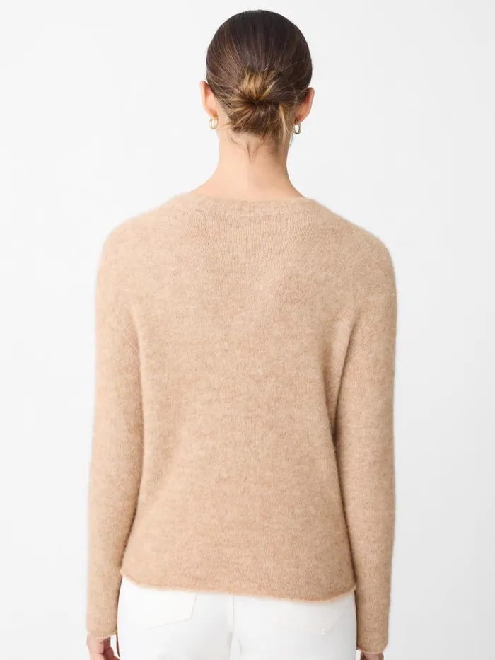 Sweaters Women JMcLaughlin Tenley Alpaca Blend Sweater Heather Camel Sweaters Women JMcLaughlin Tenley Alpaca Blend Sweater Heather Camel
