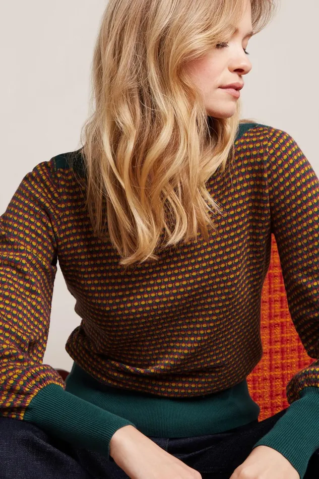 Sweaters Women King Louie Audrey Bell Sleeve Top Graham Pine Green 8211 Graham Sweaters Women King Louie Audrey Bell Sleeve Top Graham Pine Green 8211 Graham