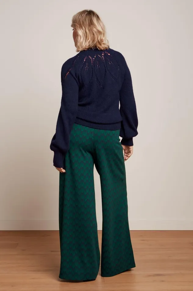 Sweaters Women King Louie Joanie Raglan Top Orcia Evening Blue 8211 Orcia