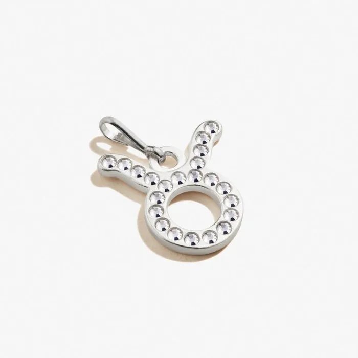 Taurus Zodiac Pav Crystal Charm Sterling Silver Women Alex And Ani Fine Jewelry Taurus Zodiac Pav Crystal Charm Sterling Silver Women Alex And Ani Fine Jewelry