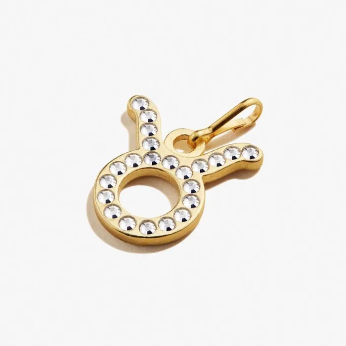 Taurus Zodiac Pav Crystal Charm Sterling Silver Women Alex And Ani Fine Jewelry Taurus Zodiac Pav Crystal Charm Sterling Silver Women Alex And Ani Fine Jewelry