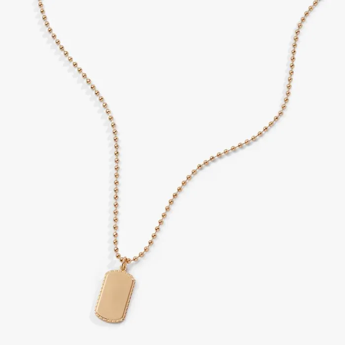 Textured Border Dog Tag Necklace Silver Women Alex And Ani Graduation Textured Border Dog Tag Necklace Silver Women Alex And Ani Graduation