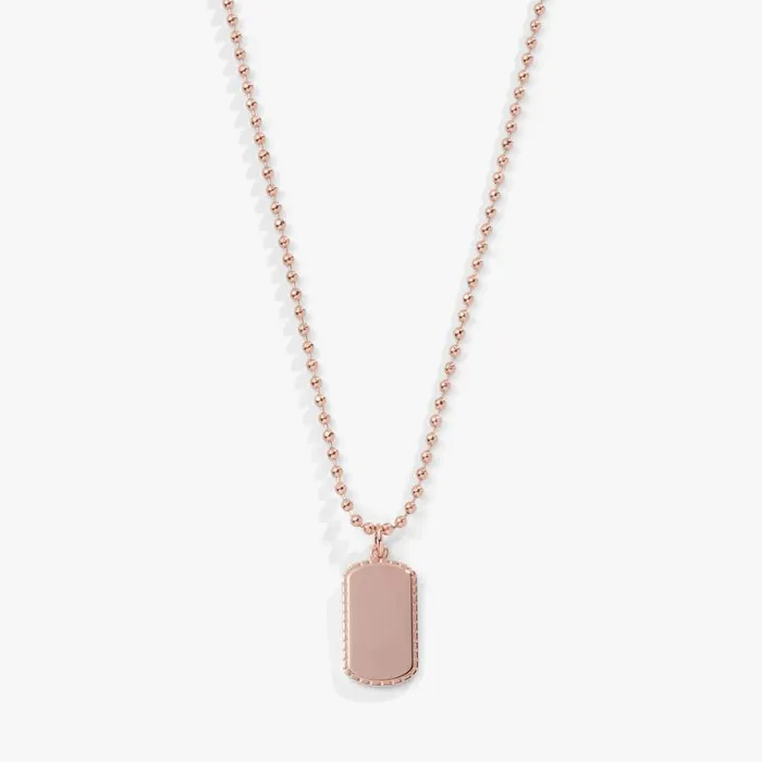 Textured Border Dog Tag Necklace Silver Women Alex And Ani Necklaces Textured Border Dog Tag Necklace Silver Women Alex And Ani Necklaces